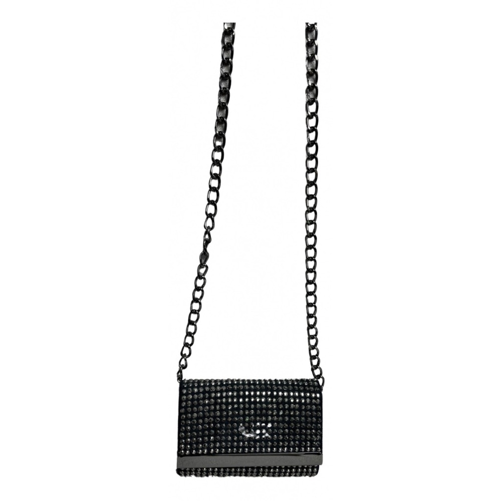 NWT BCBG Max Azria Studded Micro Crossbody Bag Black Chain Mini Purse
